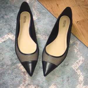 Michael Kors Leila Perforated Leather Ballet Flats